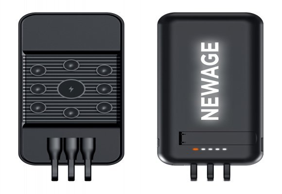 ÇİRİŞ 10.000 MAH SİYAH WIRELESS STANDLI POWERBANK