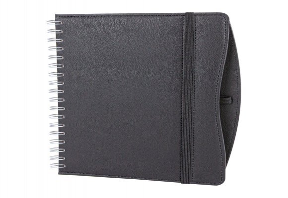 İVEDİK SİYAH SPİRALLİ TARİHLİ AJANDA (17X24 CM)