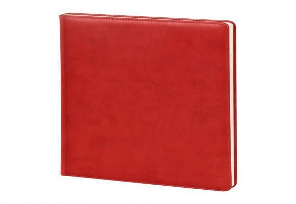 YAKACIK KIRMIZI TARİHLİ GÜNLÜK CİLTLİ AJANDA (20X28 CM)