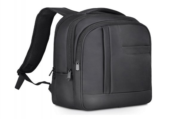 SERÜVEN SİYAH LAPTOP BÖLMELİ SIRT ÇANTASI