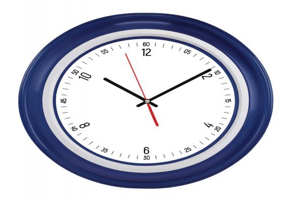 BENDİS509 LACİVERT BRİSTOL KADRAN DUVAR SAATİ (400 MM)