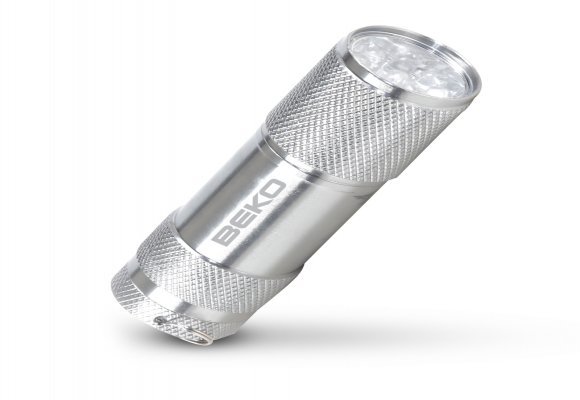 İSPİNOZ GÜMÜŞ 9 LED EL FENERİ