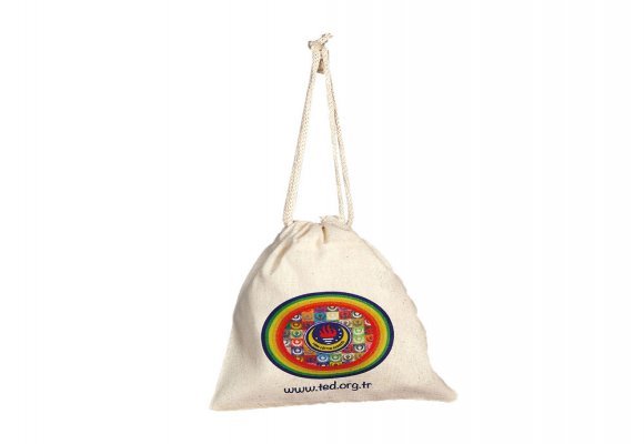 YEŞİLOBA HAM BEZ BÜZGÜLÜ KESE