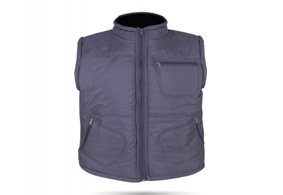 ALASKA FÜME ÜÇ CEPLİ ŞİŞME YELEK XXL